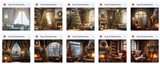 Ultimate Cozy Christmas Room Background Bundle - Meg Bitton Productions