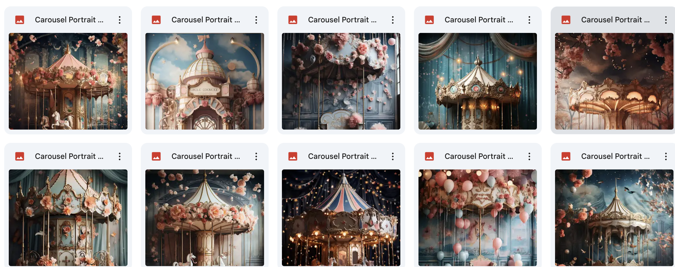 Ultimate Carousel Portrait Background Bundle – Meg Bitton Productions