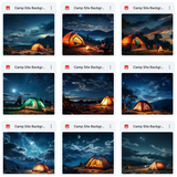 Ultimate Camp Site Background Bundle