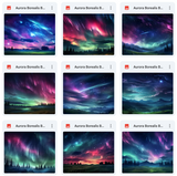 Ultimate Aurora Borealis Background Bundle