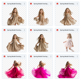 Ultimate Spring Gown Model Overlays