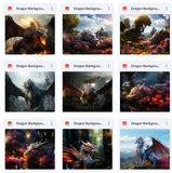 Ultimate Dragon Background Bundle