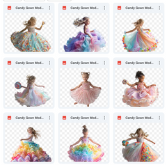 Ultimate Candy Gown Model Overlay Bundle