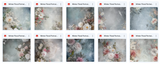 Ultimate Winter Floral Portrait Background Bundle - Meg Bitton Productions