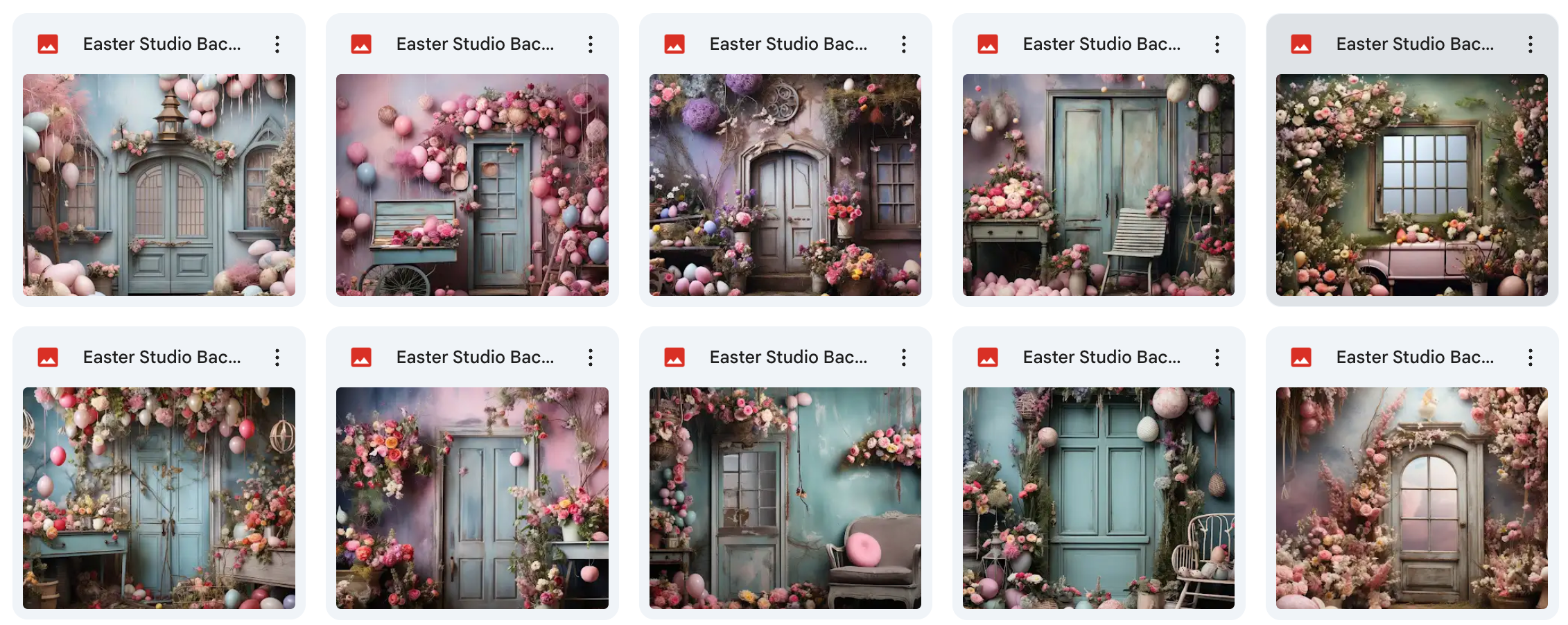 Ultimate Easter Studio Background Bundle