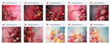 Ultimate Rainbow Floral Portrait Background Bundle - Meg Bitton Productions