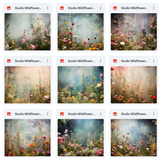 Ultimate Studio Wildflowers Background Bundle