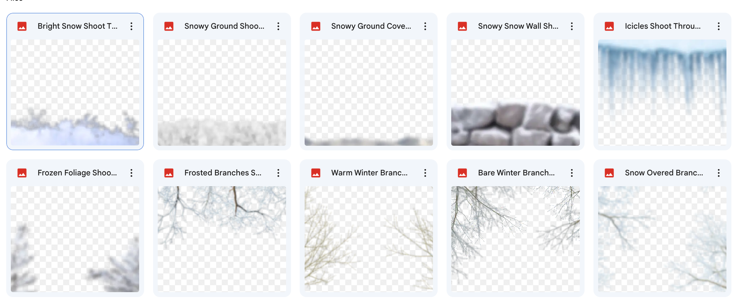 Wonderful Winter Wonderland Asset Pack - Meg Bitton Productions