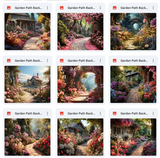 Ultimate Garden Path Background Bundle
