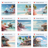 Ultimate Dreamy Tiki Hut Background Bundle