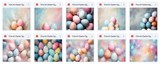 Ultimate Fine Art Easter Egg Portrait Background Bundle