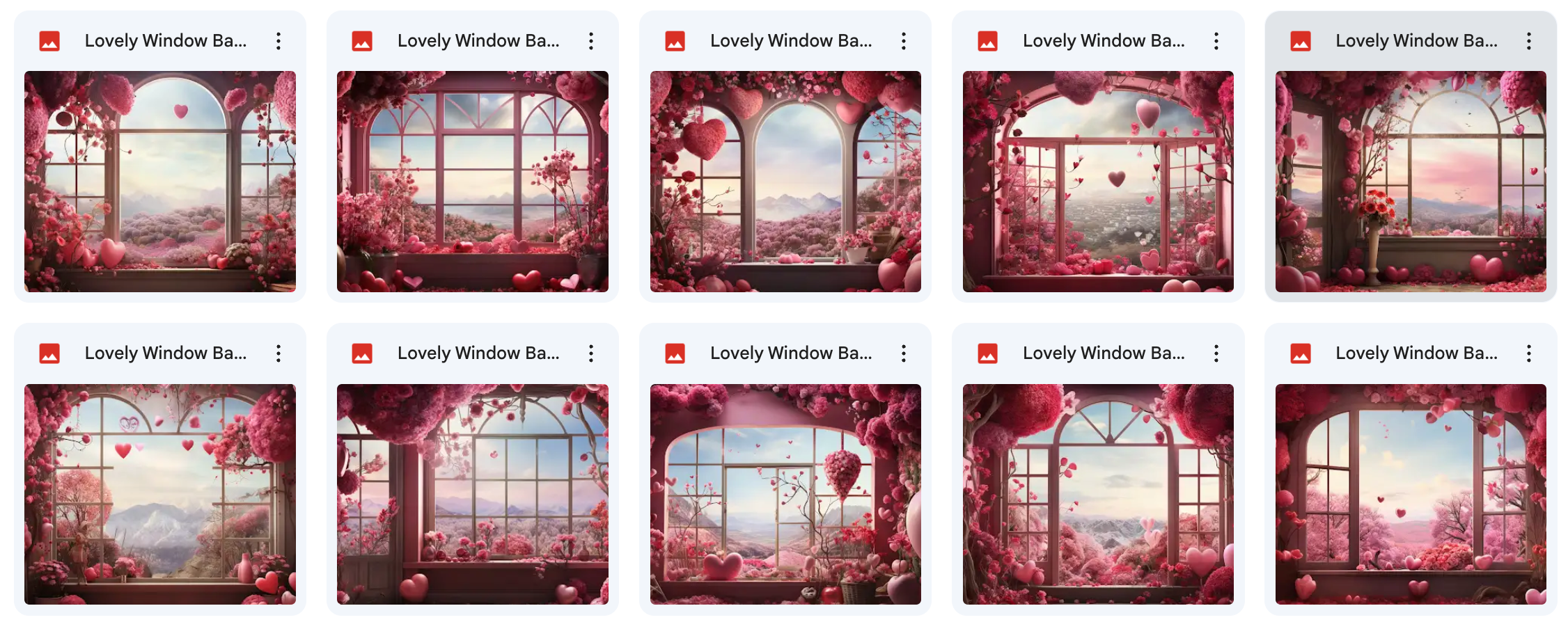 Ultimate Lovely Window Background Bundle - Meg Bitton Productions