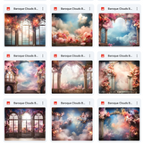 Ultimate Baroque Clouds Background Bundle