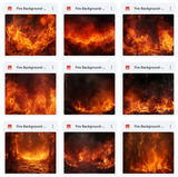 Ultimate Fire Background Bundle