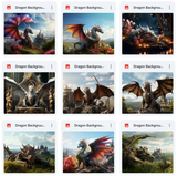 Ultimate Dragon Background Bundle