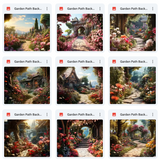 Ultimate Garden Path Background Bundle