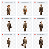 Ultimate Vintage Boy Model Overlays Bundle