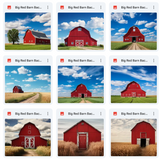 Ultimate Big Red Barn Background Bundle