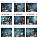 Ultimate Nautical Portrait Background Bundle