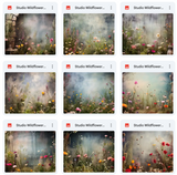 Ultimate Studio Wildflowers Background Bundle