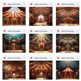 Ultimate Indoor Circus Background Bundle