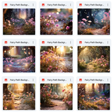 Ultimate Fairy Path Background Bundle