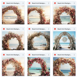 Ultimate Beach Arch Background Bundle