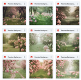 Ultimate Peonies Background Bundle