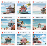 Ultimate Dreamy Tiki Hut Background Bundle