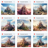 Ultimate Fairytale Castle Background Bundle