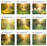 Ultimate Orange Grove Background Bundle