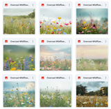 Ultimate Overcast Meadows Background Bundle