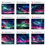 Ultimate Aurora Borealis Background Bundle