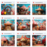 Ultimate Carnival Studio Background Bundle