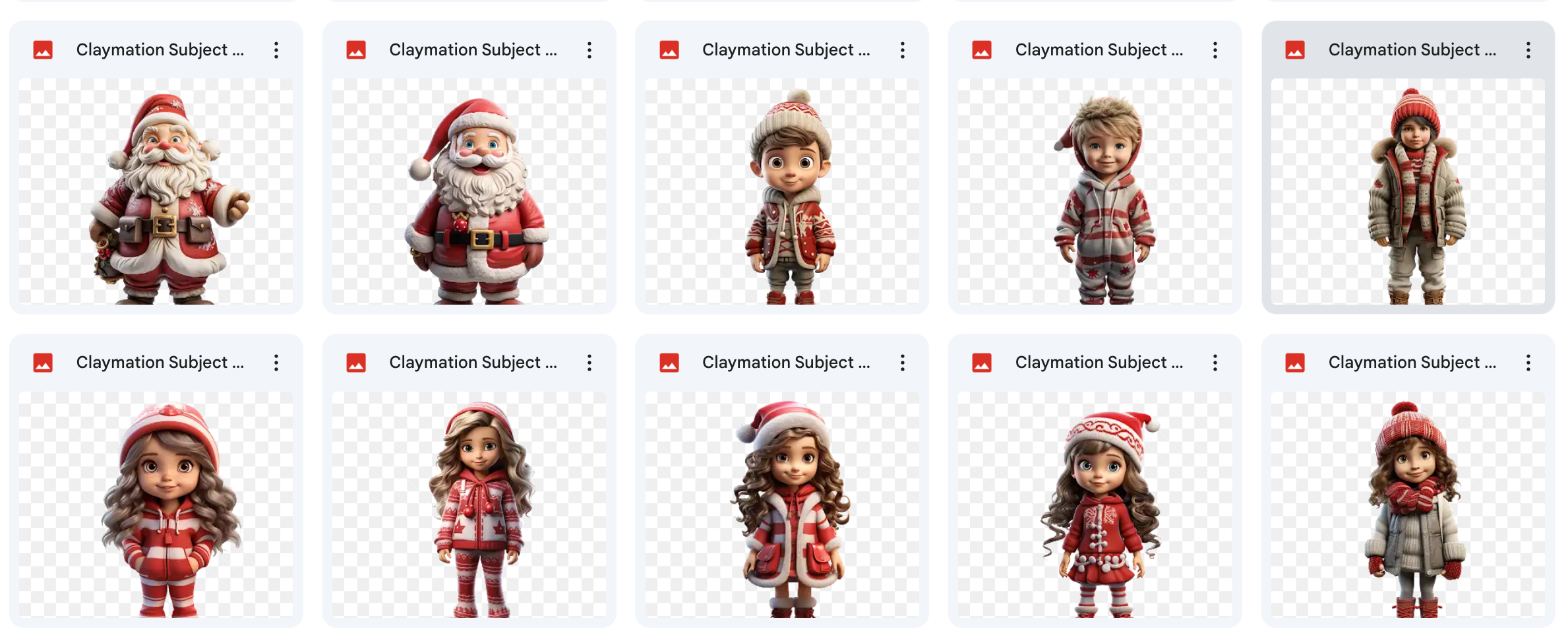 Claymation Christmas Asset Pack - Meg Bitton Productions