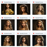 Princess Fine Art Background & Portrait Asset Pack