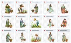 Illustrated Garden Asset Pack