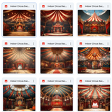 Ultimate Indoor Circus Background Bundle