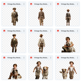 Ultimate Vintage Boy Model Overlays Bundle