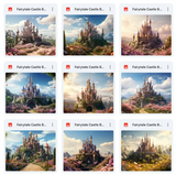 Ultimate Fairytale Castle Background Bundle