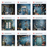 Ultimate Nautical Portrait Background Bundle