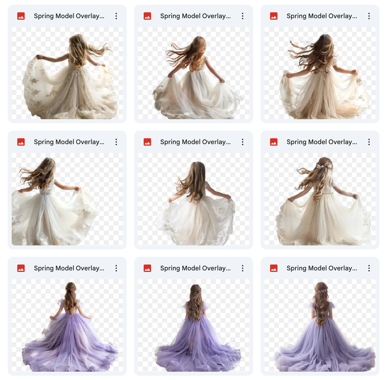 Ultimate Spring Gown Model Overlays – Meg Bitton Productions