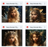 Fine Art Fairy. Background & Portrait Asset Pack