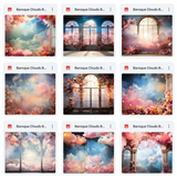 Ultimate Baroque Clouds Background Bundle