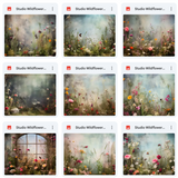 Ultimate Studio Wildflowers Background Bundle