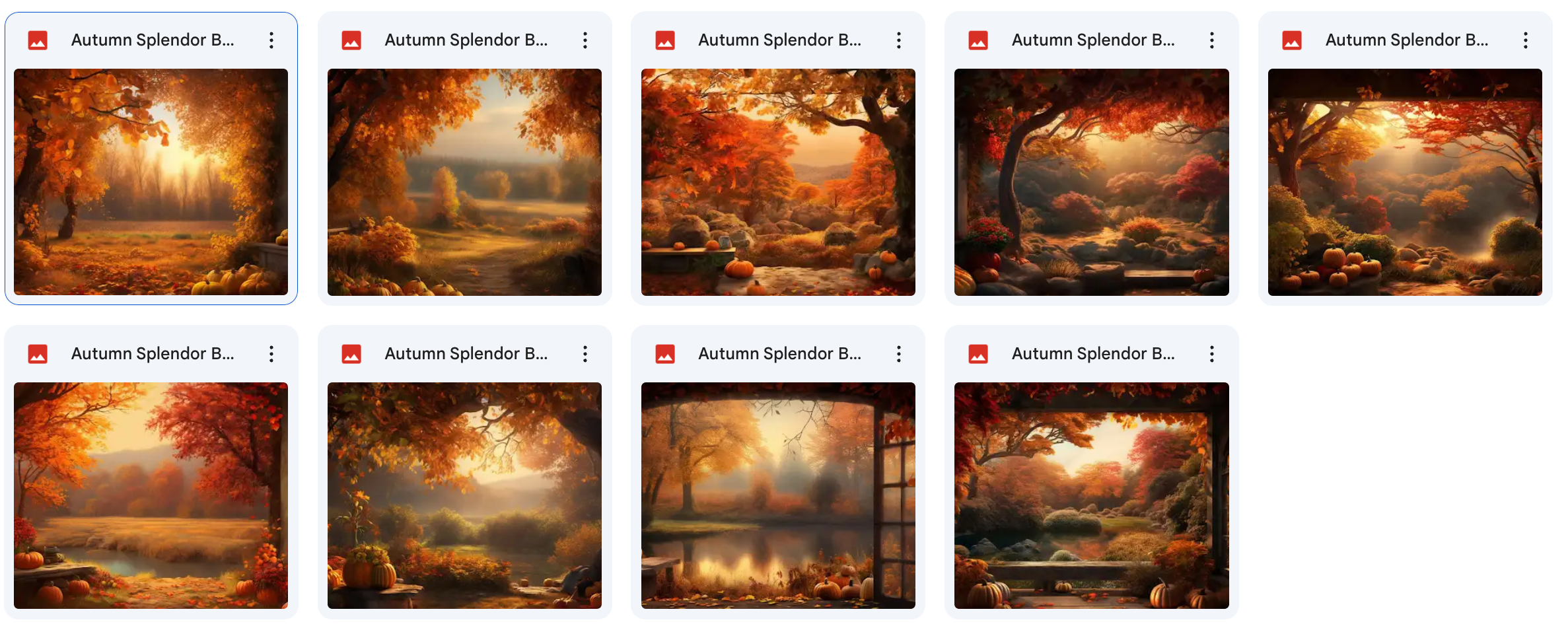 Autumn Splendor Background Bundle - Meg Bitton Productions