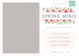 Spring Mini Session Template #2