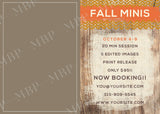 Fall Mini Session Template #5