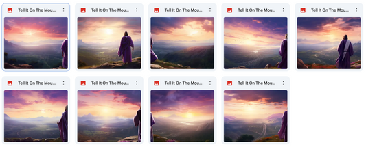 Tell It On the Mountain Background Bundle