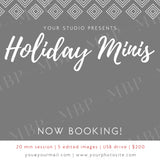 Holiday Mini Session Template #5